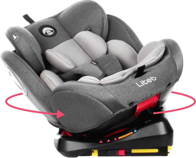Imagem de uma criança na Cadeira para Auto
      Snugfix 360º